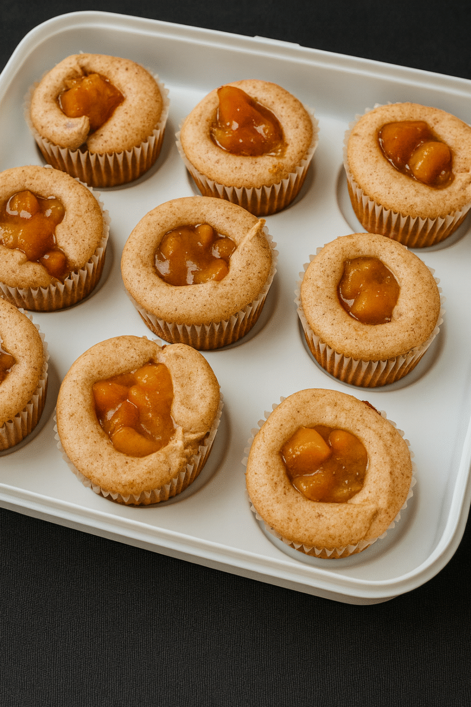 Peach Cobbler Cupcake